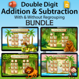 Double Digit Addition and Subtraction With/Without Regroup