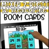 Double Digit Addition and Subtraction with Regrouping Boom Cards