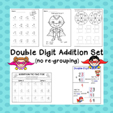 Double Digit Addition without regrouping Practice