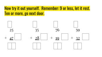 Preview of Double Digit Addition with Regrouping