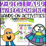 Double Digit Addition with Regrouping Activities & Hands-O
