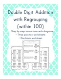 Double Digit Addition with Regrouping (within 100)