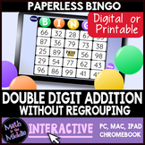 Double Digit Addition without Regrouping Digital Bingo Gam