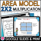 2 Digit by 2 Digit Multiplication Area Model Google Slides