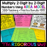 Double-Digit Multiplication Area Model Multiply 2-Digits b