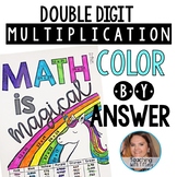 Double Digit Multiplication Color By Answer