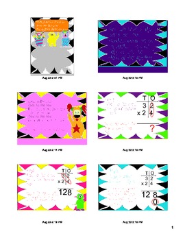 Preview of Double Digit Multiplication Monsters