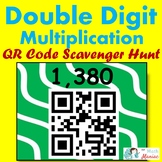 Double Digit Multiplication QR Code Scavenger Hunt