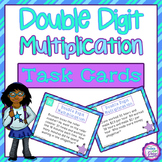 Double Digit Multiplication Word Problems Task Cards