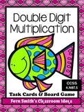 Double Digit Multiplication Task Cards, Recording Sheet an