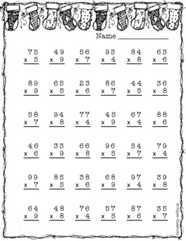 double digit multiplication with regrouping two digit
