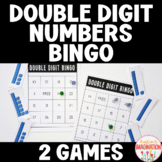 Double-Digit Numbers Bingo - Math Games for Kindergarten a