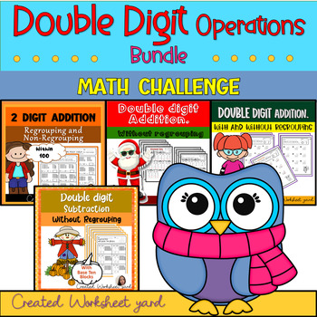 Preview of Double Digit Operations : Math Challenge Bundle