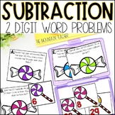 2 Digit Subtraction with Regrouping Word Problems Activity | Math Center