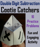2 Digit Subtraction Activity 2nd 3rd Grade (Cootie Catcher