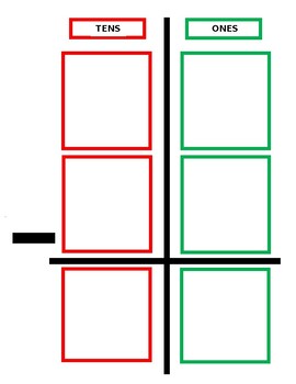 Preview of Double Digit Subtraction Chart