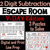 Double Digit Subtraction With and Without Regrouping Valen