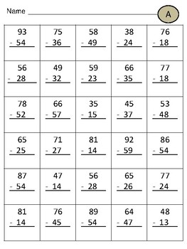 Double Digit Subtraction with Regrouping by The Bilingual Hut | TPT