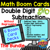 Double Digit Subtraction without Regrouping Bundle - 6 Boo