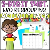 Double Digit Subtraction without Regrouping - Task Cards, 