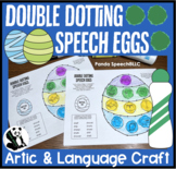 Double Dotting Speech Egg  A Speech Therapy Art Activity