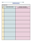 Double Entry Journal Template