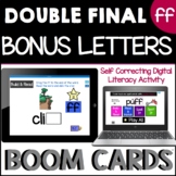 Double Final Consonant f - Bonus Letters Digital Boom Cards ™