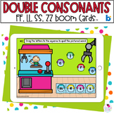Double Consonants FF, LL, SS, ZZ Phonics BOOM Cards™