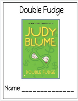Preview of Double Fudge Comprehension Book Packet
