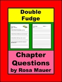 Double Fudge Chapter Reading Comprehension Questions