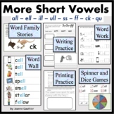 Double Letter Short Vowel Word Families and Spelling Patterns