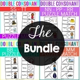 Double Middle Consonants Literacy Station | ELA Puzzles fo