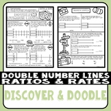 Double Number Lines Ratios and Rates Discover & Doodle