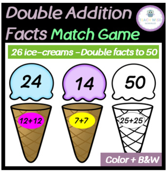 🍦 FREE Printable Ice Cream Scoops Math Game