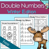 Double Numbers winter Themed FREE doubling numbers, number