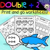 Double Plus Two,  Grade One Math Addition Strategy Printab