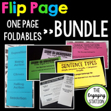 Double-Sided One Page Foldables (Flip Pages) BUNDLE