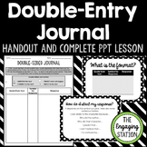 Double-Sided (Double-Entry) Journal Handout and Guided PPT Lesson
