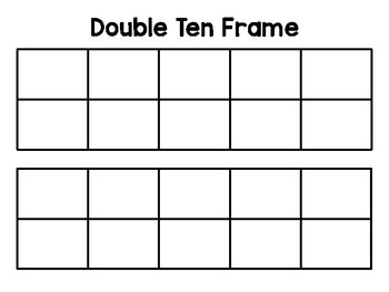 Double Ten Frame by LearnWithLace | TPT