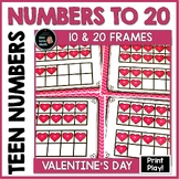 Double Ten Frame Flash Cards - Number Sense  - Teen Number