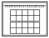 Double Ten Frame with Numberline