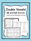 Double Vowel Resources for EE and EA words: Teacher led an