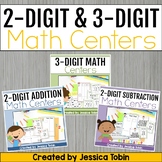 Addition and Subtraction Centers for 2-Digit and 3-Digit N