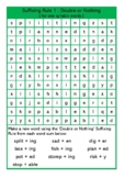 Double or Nothing Suffixing Rule Wordsearch MORPHOLOGY SPE