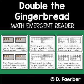 Preview of Double the Gingerbread: an Emergent Reader for Addition with Doubles Facts