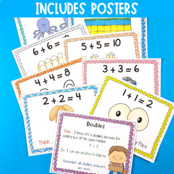 Doubles Facts Worksheets, Posters and Games by Teaching Trove | TpT