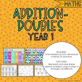 Doubles Addition - Prep and Year 1