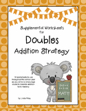 Doubles:  Addition Strategy Worksheets