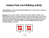 Doubles Card Matching Activity