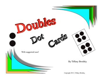 Preview of Doubles Dot Cards for Addition Double Facts